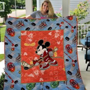 Mickey Hockey Play Quilt  Quilt